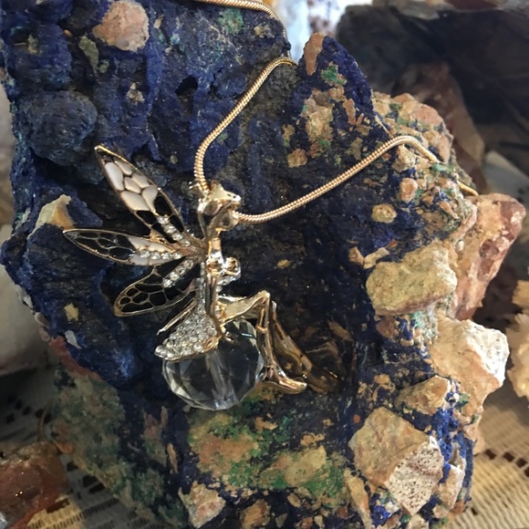 Jewelry - Old Fashion Fairy On A Genuine Crystal